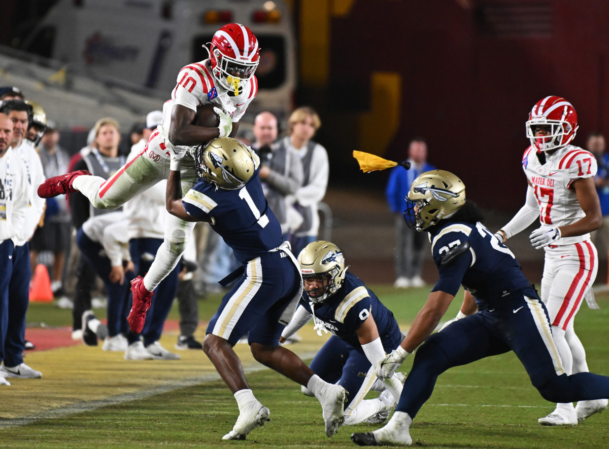 Mater Dei vs St John Bosco CIF Southern Section D1 Final November 24, 2023 Photo-Heston Quan18